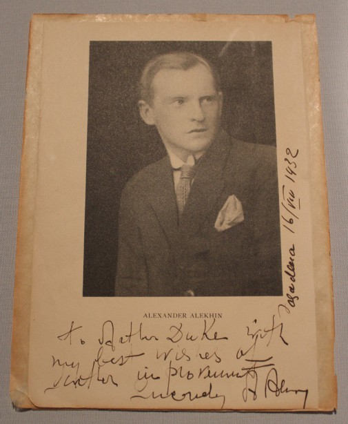 alekhine-signed-picture